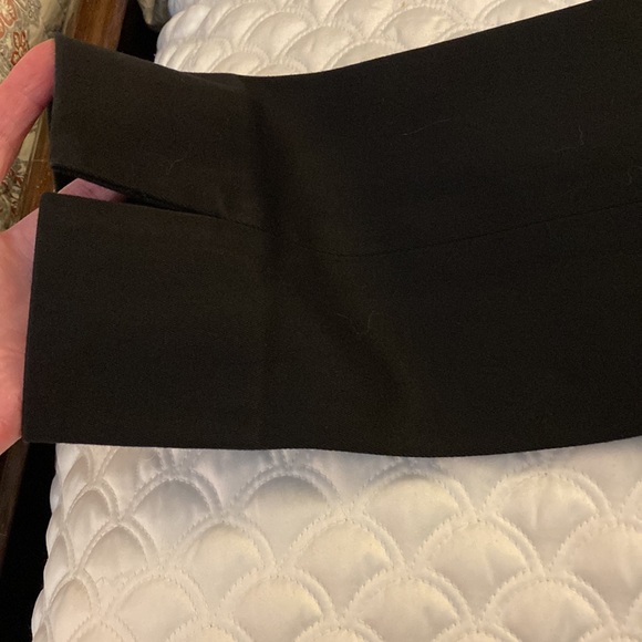 &TROUSERS Brand, Black Cotton Cigarette Trousers with a Kiss of Spandex Sz 2 - Picture 13 of 15